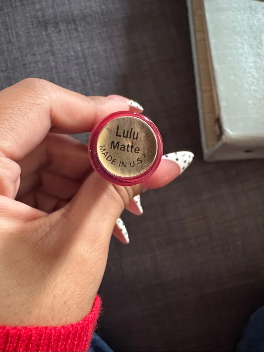 Juvia’s Place matte lipstick in shade Lulu